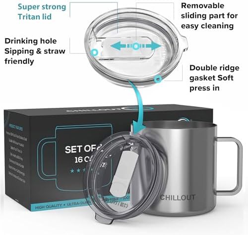 Thermal Camping Mug with Sliding Lid — photo 4