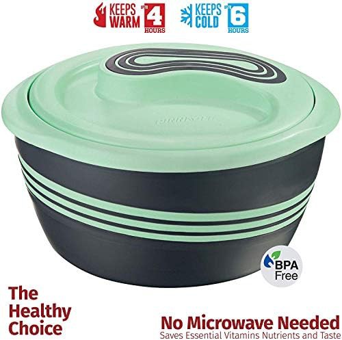 Green Insulated Casserole Dish and Food Warmer — photo 2