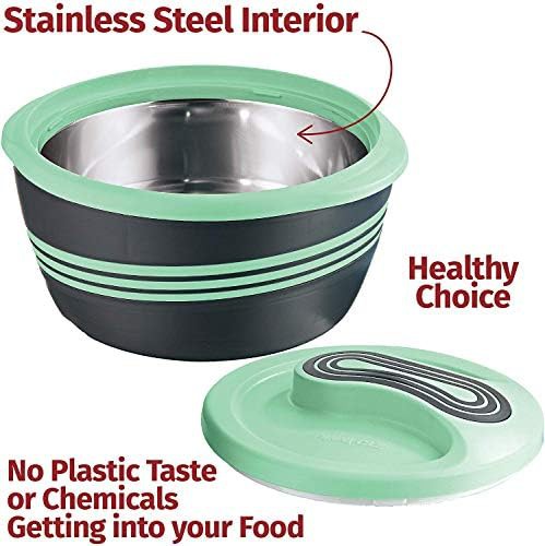 Green Insulated Casserole Dish and Food Warmer — photo 5