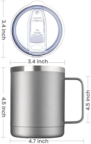 Cold grey vacuum insulated travel tumbler — photo 4