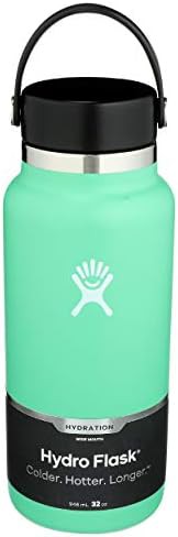 Spearmint green wide mouth flex bottle