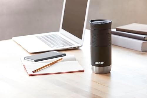 Byron vacuum insulated travel mug in licorice — photo 5