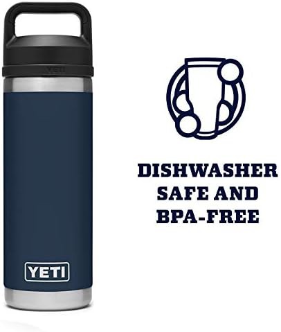 Navy 18 oz bottle with chug cap — photo 5
