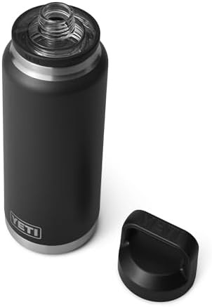 Black 36 oz bottle with chug cap — photo 3