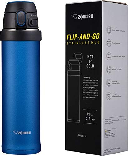 Cobalt blue travel mug with handle 20 oz — photo 3