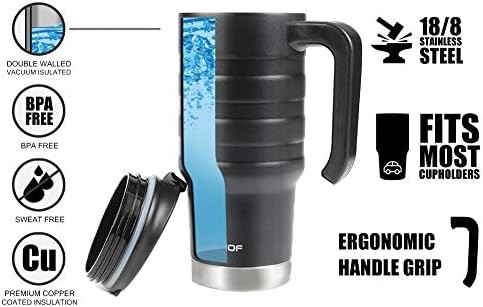 Travel Mug with Handle and Flip Lid 24 oz — photo 3