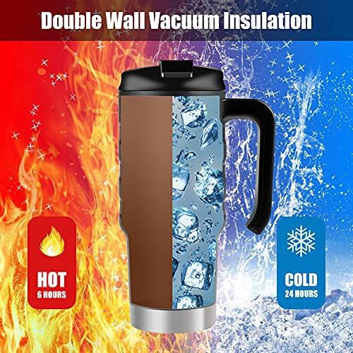 Travel Mug with Handle and Flip Lid 24 oz — photo 4