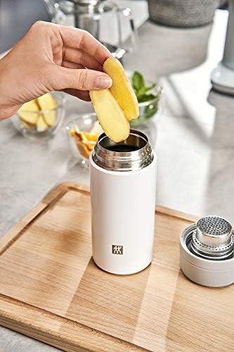 Silver White Stainless Steel Infuser Bottle — photo 3
