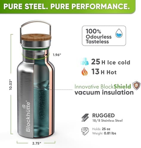 Wide Mouth Stainless Steel Bottle 25 oz — photo 4