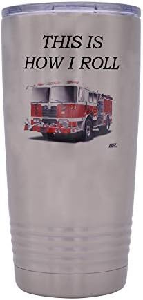 Funny firefighter 20 oz travel tumbler