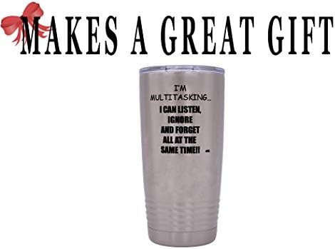 Funny multitasking 20 oz travel tumbler — photo 4