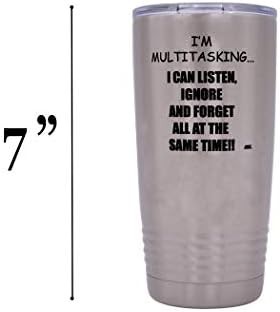 Funny multitasking 20 oz travel tumbler — photo 5