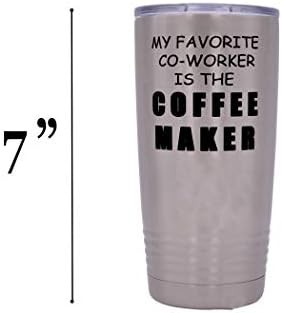 Funny coworker coffee maker 20 oz travel tumbler — photo 5