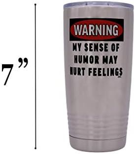 Funny sarcastic office 20 oz travel tumbler — photo 5