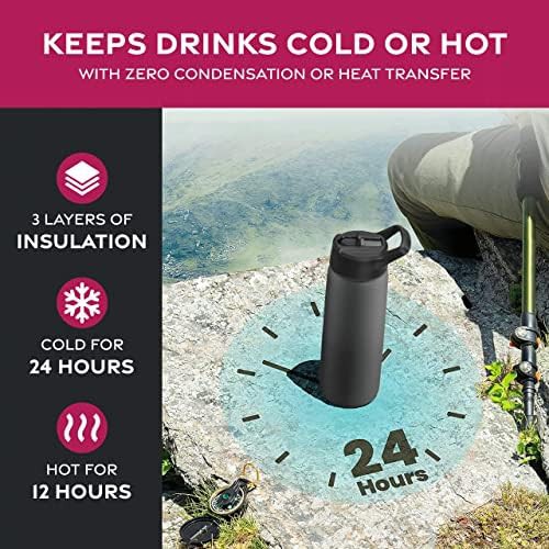 Inky raven black 25 oz bottle — photo 3