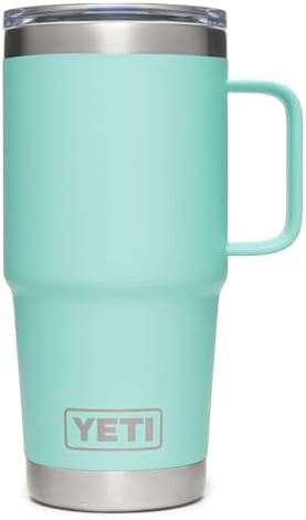 Seafoam 20 oz travel mug with lid