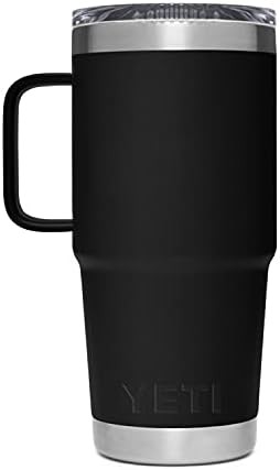 Black 20 oz travel mug with lid — photo 5