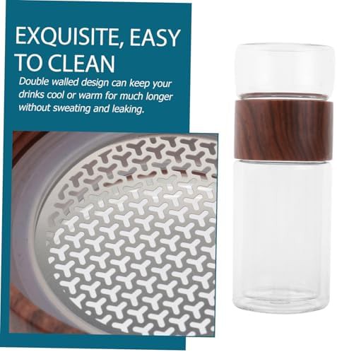 Glass Tea Separation Tumbler with Infuser Basket — photo 3