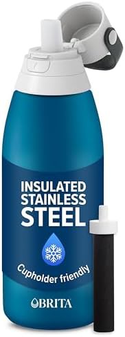 Marina blue premium filtering stainless steel bottle