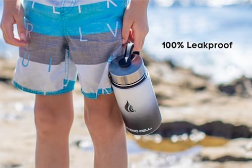 Black and White Stainless Sport Bottle 14 oz — photo 5