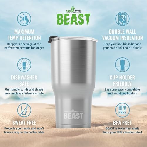 Stainless steel Beast travel tumbler 40 oz — photo 5