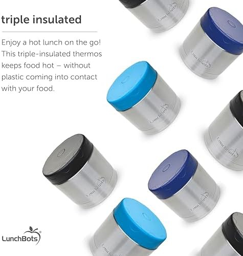 Aqua wide mouth insulated food jar — photo 5
