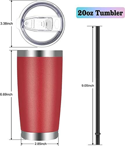 Red vacuum insulated tumbler 20 oz — photo 4