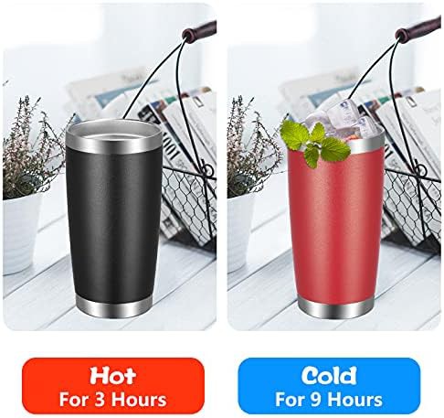 Red vacuum insulated tumbler 20 oz — photo 5