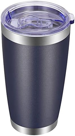 Navy blue travel tumbler 20 oz