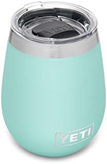 Seafoam 10 oz wine tumbler with lid
