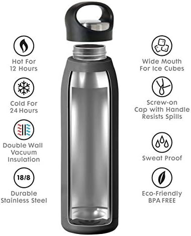 Red Freestyle Stainless Steel Insulated Bottle — photo 5