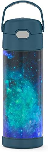 Galaxy teal Funtainer spout bottle 16oz