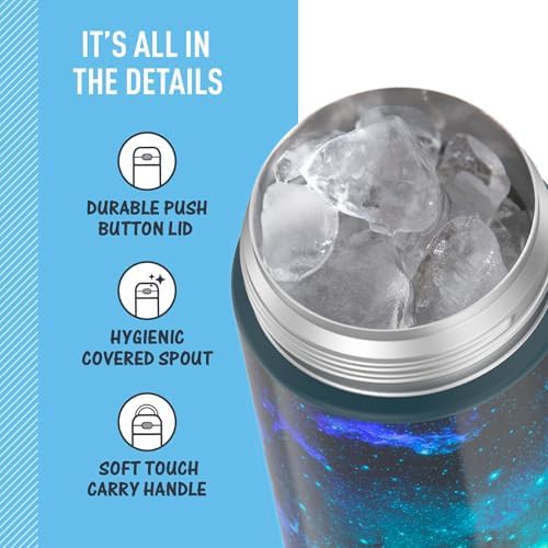 Galaxy teal Funtainer spout bottle 16oz — photo 4