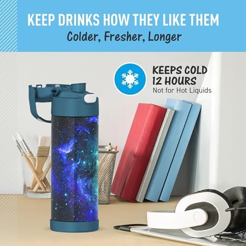 Galaxy teal Funtainer spout bottle 16oz — photo 5