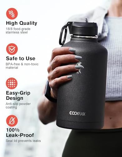 Insulated Half Gallon Bottle with Triple Lids — photo 3