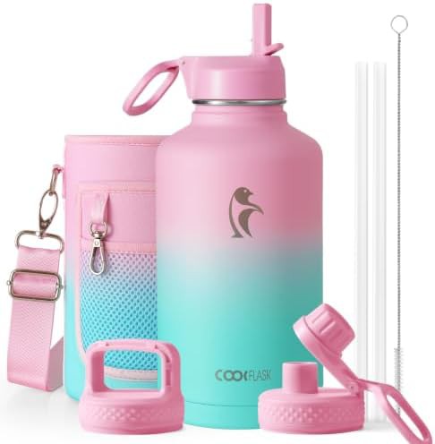 Green 64 oz Vacuum Insulated Flask