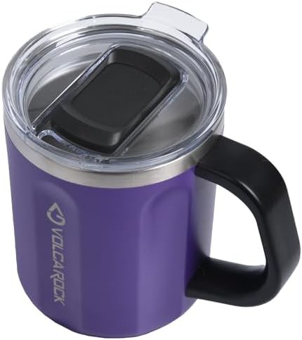 Purple Stainless Steel Office Travel Mug