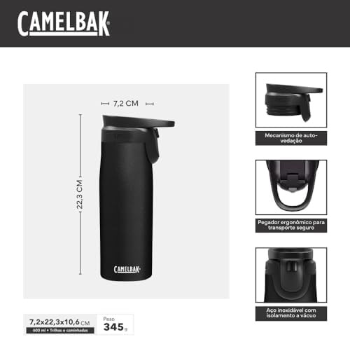 Black locking lid drinkware 20oz — photo 3