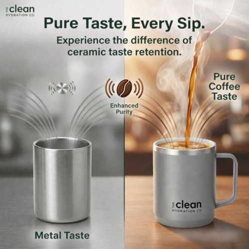 Aqua ceramic travel mug 12 oz — photo 3