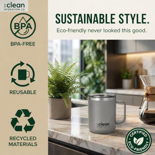 Aqua ceramic travel mug 12 oz — photo 5