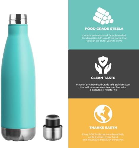 Light blue cola shape water bottle 12 pack — photo 3
