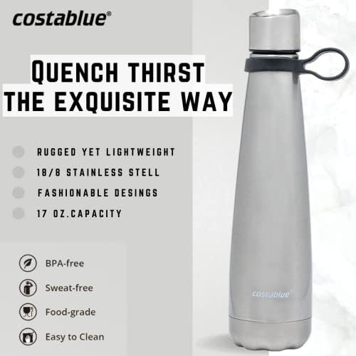 Stainless steel travel tumbler with locking lid — photo 4