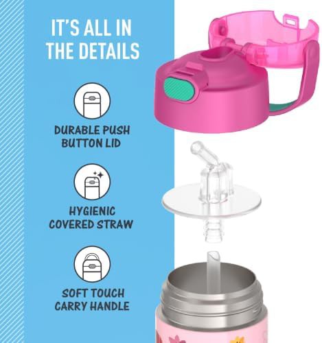 Disney Princess Funtainer straw bottle 12oz — photo 4