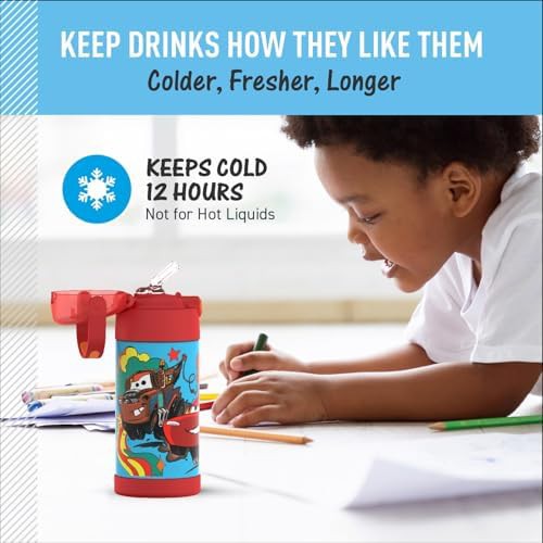 Disney Cars Funtainer straw bottle 12oz — photo 5
