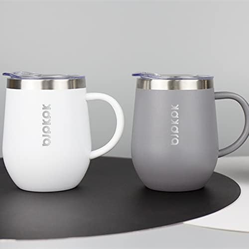 2PCS Insulated Coffee Mug with Lid steel — photo 5