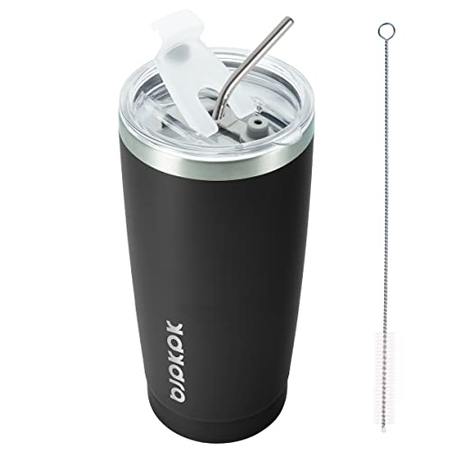 20 oz Coffee Tumbler with Lid & Straw