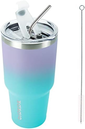 30 oz Tumbler with Lid and Straw stainless