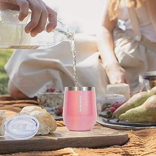 2 PCS 12oz Insulated Wine Tumblers steel — photo 4