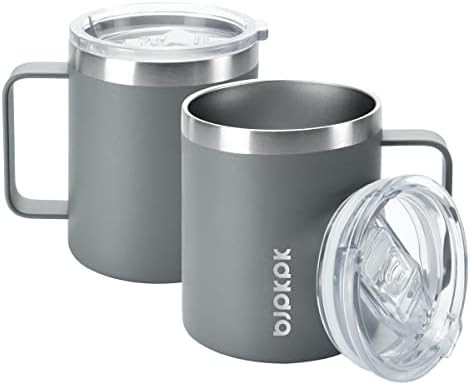 2PCS Insulated Coffee Mug with Lid stainless-steel-2pcs-insulated-coffee-mug