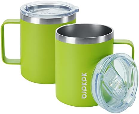 2PCS Insulated Coffee Mug with Lid stainless